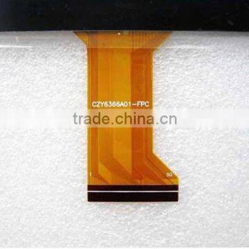 Touch Screen Digitizer Glass for CZY6366A01-FPC Black