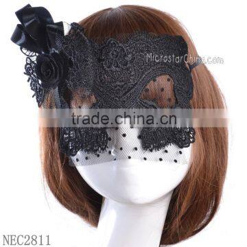 Halloween Costumized Party Headband With Lace Eye Mask