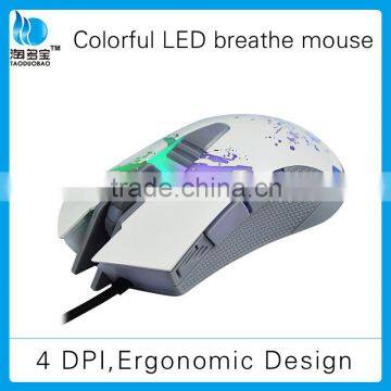 led wired gaming computer ergonomic mouse