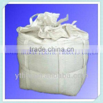 PP big bag with fill spout and flat bottom/PP bulk bag with cross corner loops/pp big bags recycling