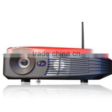 Cloudnetgo CRD2 3d Mapping Projector Wireless Mini Projector With Kodi 15.2 and Skype Located Projector 4k