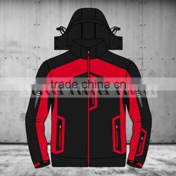 Hooded softshell jacket