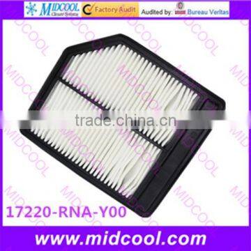 High quality air filter cabinfilter for 17220-RNA-Y00 17220RNAY00