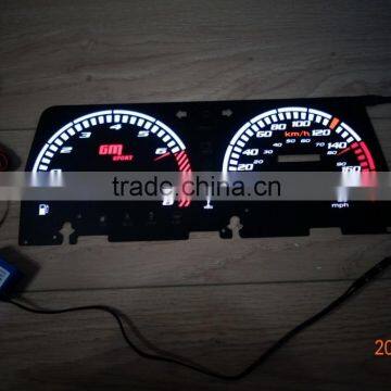 Hot sale excellent quality EL Panel Car gauge/ EL Panel gauge / EL Panel Meter