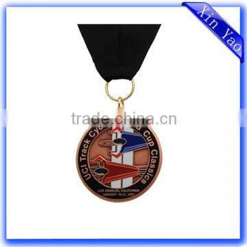 Personality Embossed Logo Antique Bronze Sport Medal photo-3
