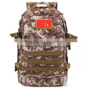 Higg quality Custom Canvas Camouflage backpack military bags