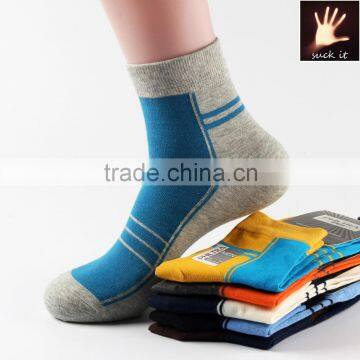 spring summer with pure cotton Men's sport absorbent odor-proof cotton thin socks