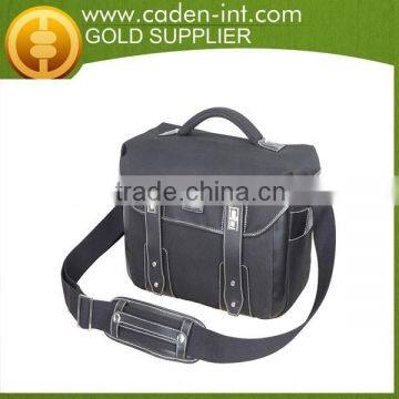 BinSing Polyester With Leather Trim Dslr Camera M Shoulder Bag photo-5