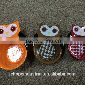 ceramic owl measuring cups set