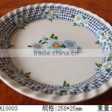 Melamine nice design plastic charger plate