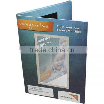 High Quality Usb Digital Video Player Greeting Cards With TFT LCD Screen for Business Invitation photo-3