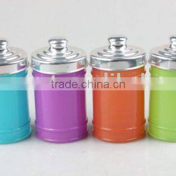 Glass condiment set