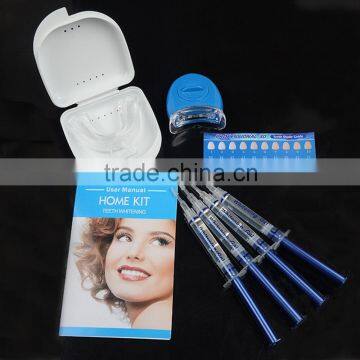 Best At Home Tooth Whitening Kits System with 4pcs 3ml gel syringes