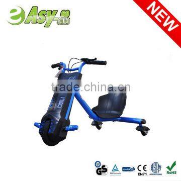 EN71 Certification Factory sale electric mini drift trike electric kids tricycle 100W drift flashing bike for kids