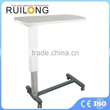 Height Adjustable ABS Cheap Useful Hospital Bed Dining Table