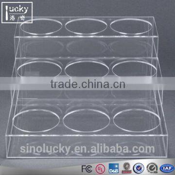 Acrylic 3 Tires Home Kitchen Seasoning Jar Bottle Display Bottle Rack photo-2