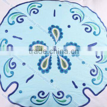 Embroidered Jelly Fish Cushion Cover Modern Decorative Throw Pillows for Couch photo-2