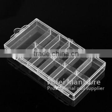 100pcs empty nail tips box/storage/container for nail art