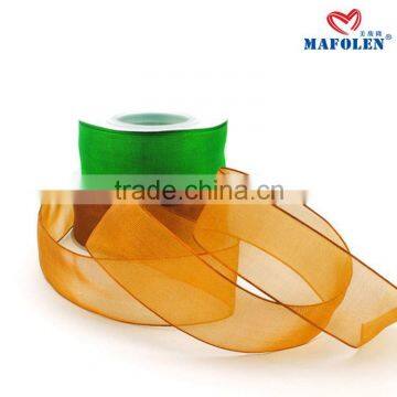 2016 New Arrival Hot Sale 100% Nylon Organza/sheer Ribbon photo-5