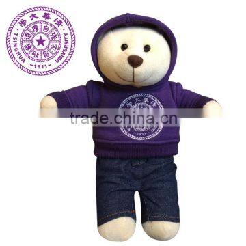 Customize Stuffed & Plush Animal school business gift plush toys 25 cm penguin with logo