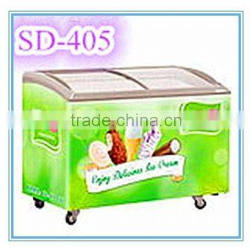 405L Sliding Glass Door Chest Freezer Display Freezer