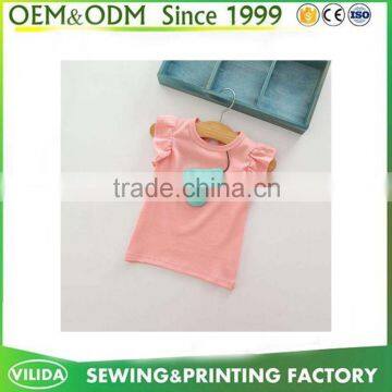 Fashion Girl Printed Summer Casual T Shirt With Pattern Soft Cotton Cute Kids Clothes For 3-12 Years photo-5