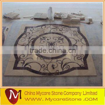 Competitive price natural stone medallion marble design on floor