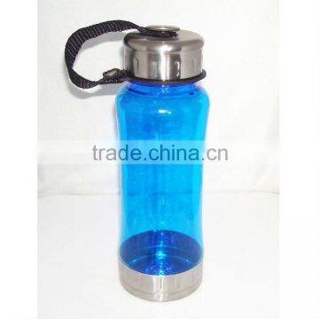 600ML clear eco-friendly plastic sport PC water bottle