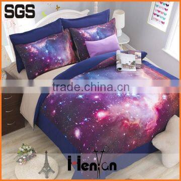 custom print 3D digital printed 3D bedding set, bed set, bed sheet set