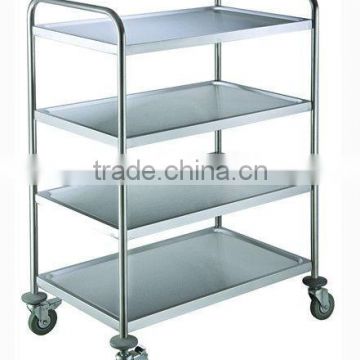 European version Stainless Steel Four layers Dining Cart