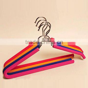 Amphibious Colorful Sponge Padded Clothes Hanger for Clothes