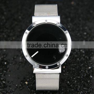 Luxury Gold sliver Stainless Steel Quartz Wrist Watch Diamond Watch