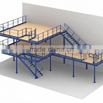 Structure Steel Fabrication Mezzanine Shelf Rack photo-2
