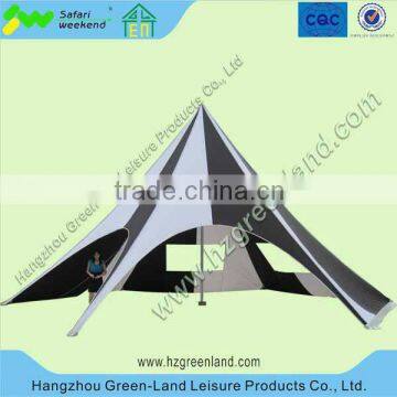 Dia.10m*H.5m aluminum single peak star tent,star shade,star shelter