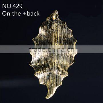 Alloy Metal Vintage Gold Leaf Fashion Korea Hair Accessories Jewelry Making -429