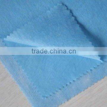 Medical Dry-laid viscose non-woven laminated with PE film + PP non-woven, hot-melt glue laminated