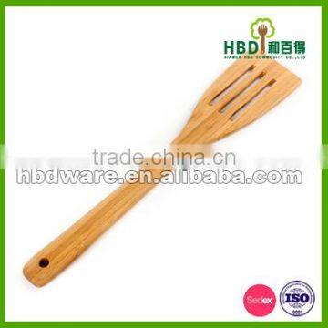 Bamboo slotted spatula