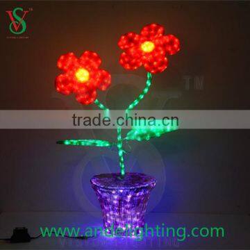 New LED 3D Motif Light Sunflower Light for Decoration