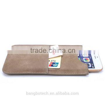 2016 New Design Hot Selling Leather Bag With Card Holder for Iphone6/6s/plus Leather Case Leather Sleeve photo-5