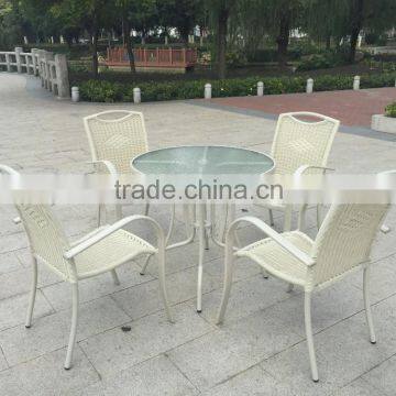 ZT-1093C modern rattan aluminum chair for patio