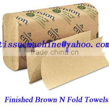 German Italy Design 4800 Piece per Minute Laminated Automatic High Speed N Fold Towel Paper Laminating Folding photo-4