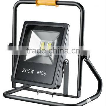 high power 200w portable led work light with stand