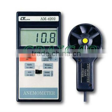 0.4-30.0m/s, Naked-head type k thermocouple sensor vane anemometer AM-4202 free shipping