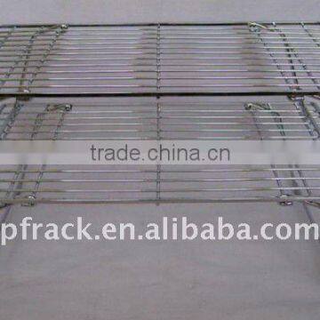 Double layers chrome metal folding rack P-0514