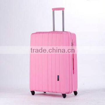 Pink Beauty Trovel luggage Case,PP trolley luggage suitcase