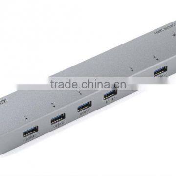 Aluminum alloy housing new usb 3.0 hub, 7 port USB hub