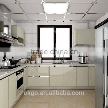 Popular Design Modern High Gloss Lacquering Finish Kitchen Doors photo-4