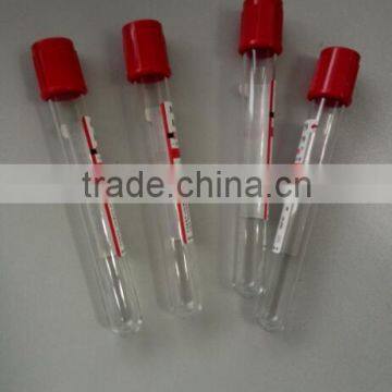 Disposable laboratory plastic single use vacuum Plain Tubes