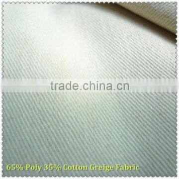 Poly Cotton Woven Twill Gray Fabric