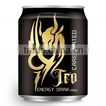 250ml short canned energy drink private label OEM